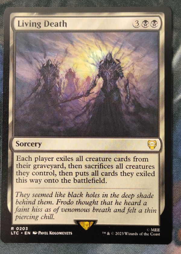 Living Death - Commander: Lord of The Rings - LTC 203 - EN NM - MTG Magic