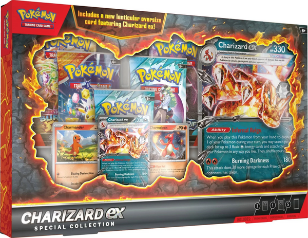 Pokémon - Charizard ex Special Collection 5 Booster Promo - EN - NEU OVP SEALED