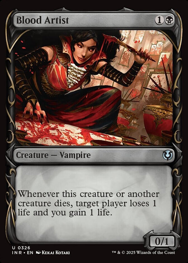 Blood Artist Showcase - Innistrad Remastered INR 326 - EN NM - Magic MTG