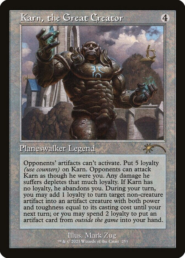 Karn, the Great Creator Old Border - Secret Lair SLD 253 - NM EN - Magic MTG