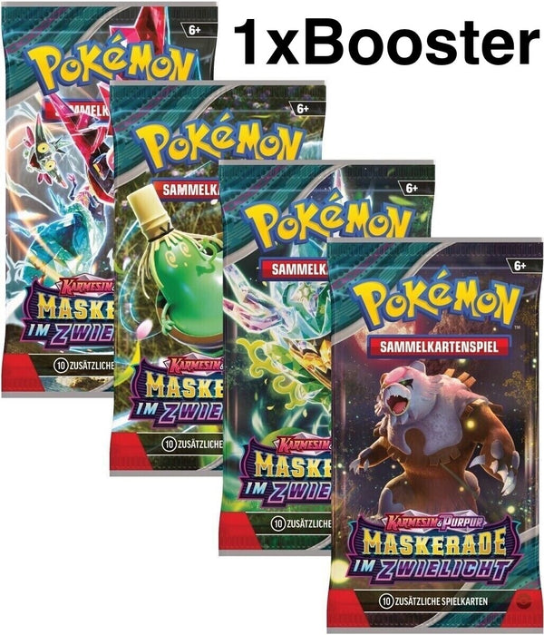 Pokémon - Maskerade im Zwielicht Booster Pack (1x) - Deutsch DE NEU & OVP Sealed