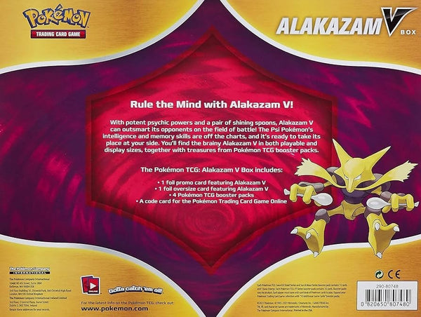 Pokemon - Alakazam V Collection Box Simsala Oversize Card - EN NEU OVP Sealed