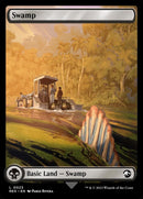 Jurassic World Collection - Swamp Full Art REX 23 - NM EN - Magic MTG