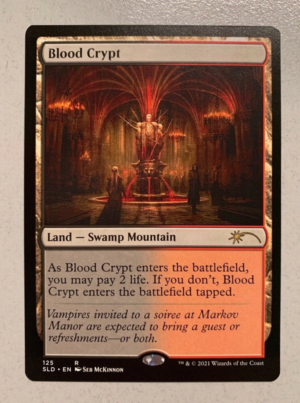 Blood Crypt Shockland - Secret Lair - Near Mint EN - SLD 125 - MTG Magic