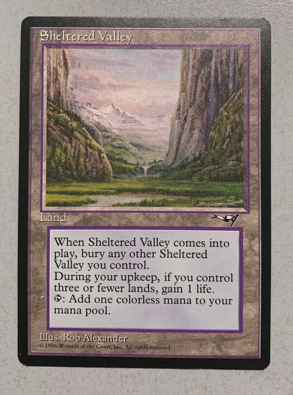 Sheltered Valley - Alliances - Reserved List EX - EN - MTG Magic The Gathering