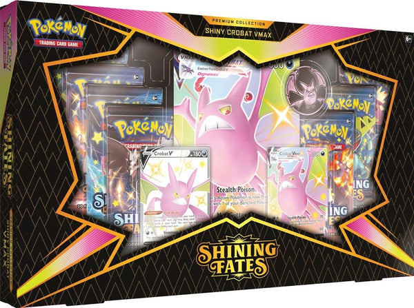 Pokémon - Shining Fates Premium Collection - Shiny Crobat VMAX - EN NEU OVP