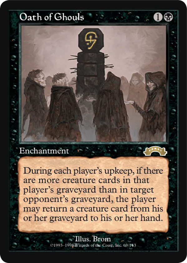 Oath of Ghouls - Reserved List - Exodus - NM EN - Magic The Gathering MTG