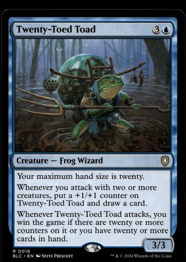 Twenty Toed Toad - Commander Bloomburrow BLC 16 - EN NM - MTG Magic