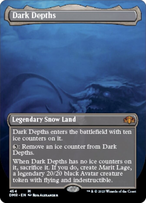Dark Depths Full Art - Dominaria Remastered DMR 454 - Near Mint EN - MTG Magic