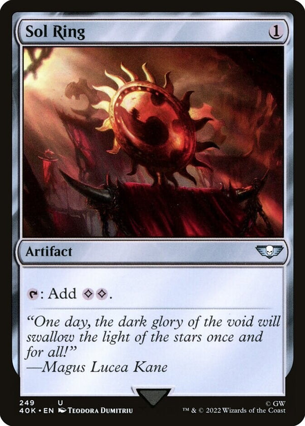 Sol Ring Version 1 EN NM - Warhammer 40k - 40k 249 - Magic The Gathering