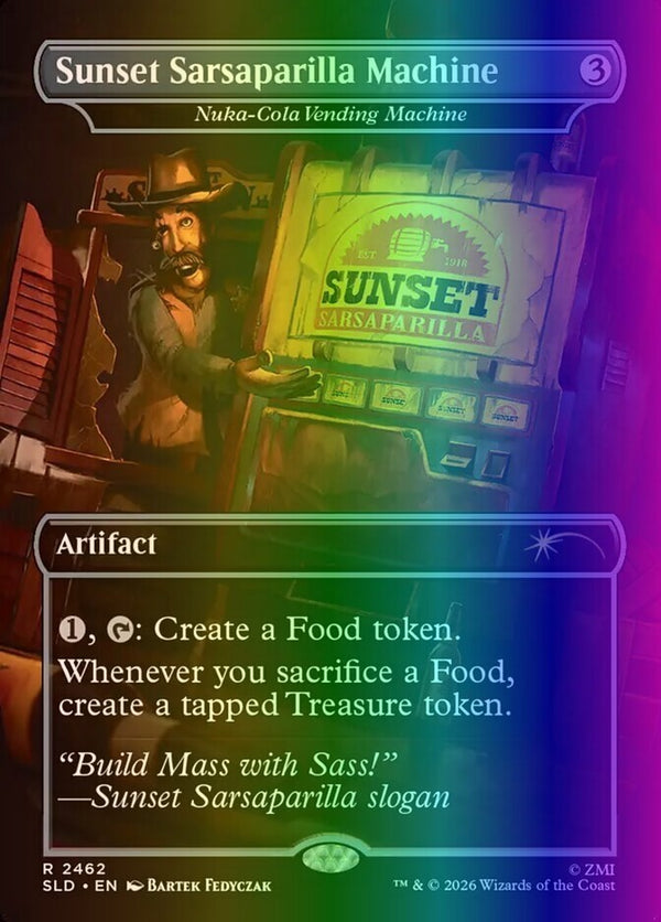Nuka Cola Vending Machine FA FOIL - Secret Lair X Fallout SLD 2462 - NM EN MTG