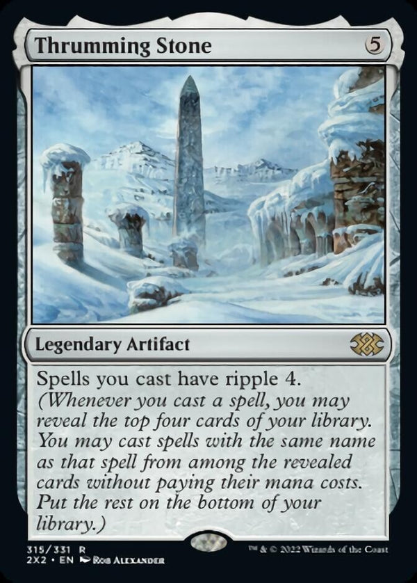 Thrumming Stone - Double Masters 2022 2XM 315 - Near Mint - EN - MTG