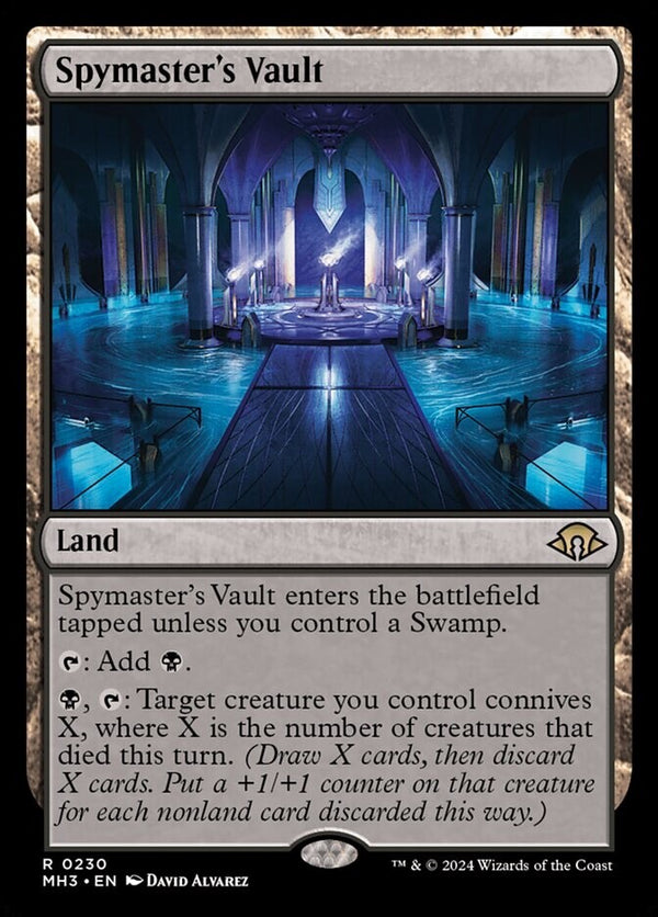 Spymaster's Vault - Modern Horizons 3 MH3 230 - NM EN - Magic MTG Trading Card