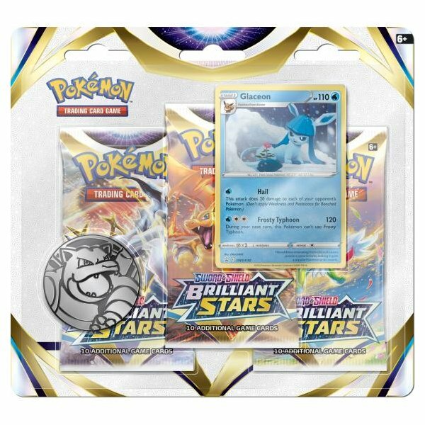 Pokémon - Brilliant Stars SWSH 9 - 3 Pack Booster Blister - EN - NEU & OVP 