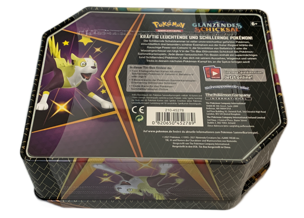 Pokémon - Tin Box V Bellektro Glänzendes Schicksal DE SWSH 4.5 NEU & OVP Sealed