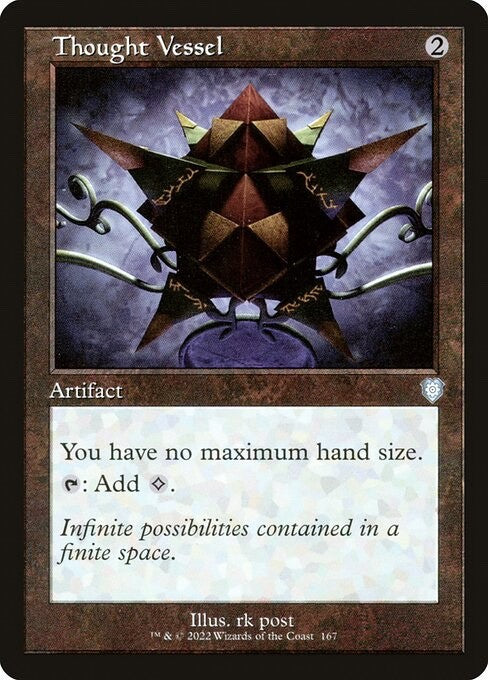 Thought Vessel Retro Frame - Commander: Brothers War BRC 167 - EN NM - MTG Magic
