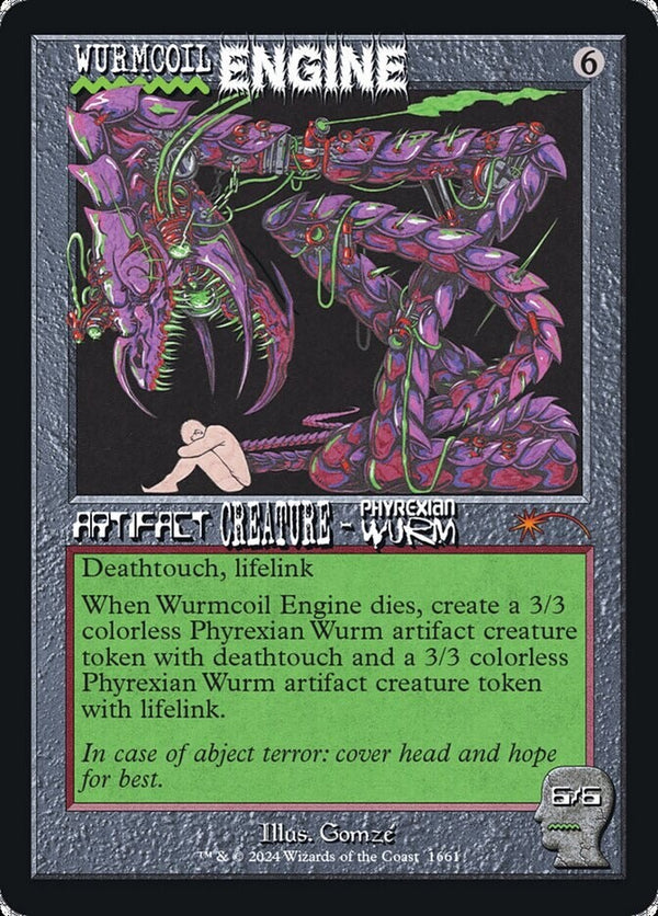 Wurmcoil Engine FOIL Old Border - Secret Lair Brain Dead SLD 1661 - NM EN MTG
