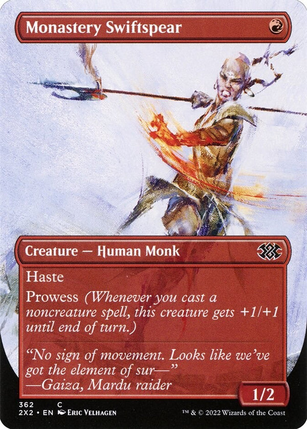 Monastery Swiftspear Full Art - Near Mint EN - 2X2 362 - MTG Magic The Gathering