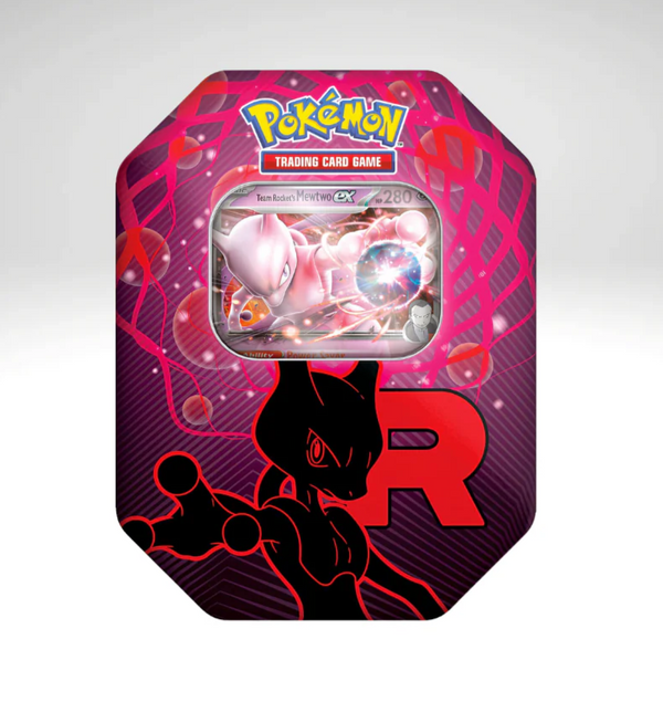 Pokémon - Team Rocket Tin Box Mewtu Snobilikat Nidoking EX (1 x Tin) DE NEU OVP