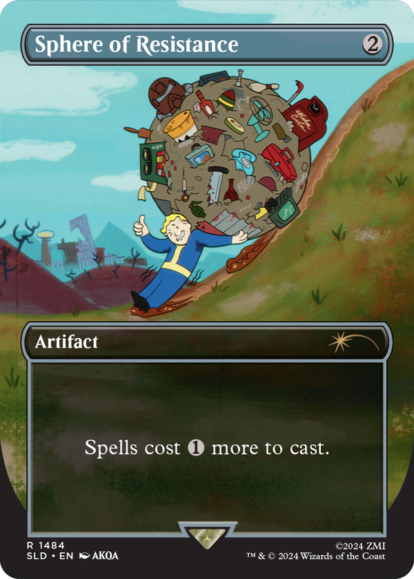 Sphere of Resistance - Secret Lair Fallout Vault Boy - SLD 1484 - NM EN - Magic