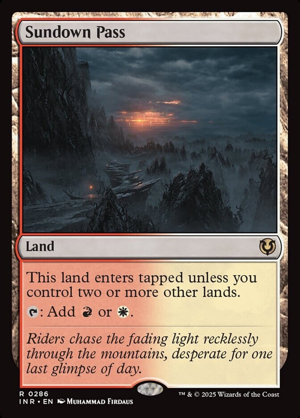 Sundown Pass - Innistrad Remastered INR 286 - EN NM - Magic MTG