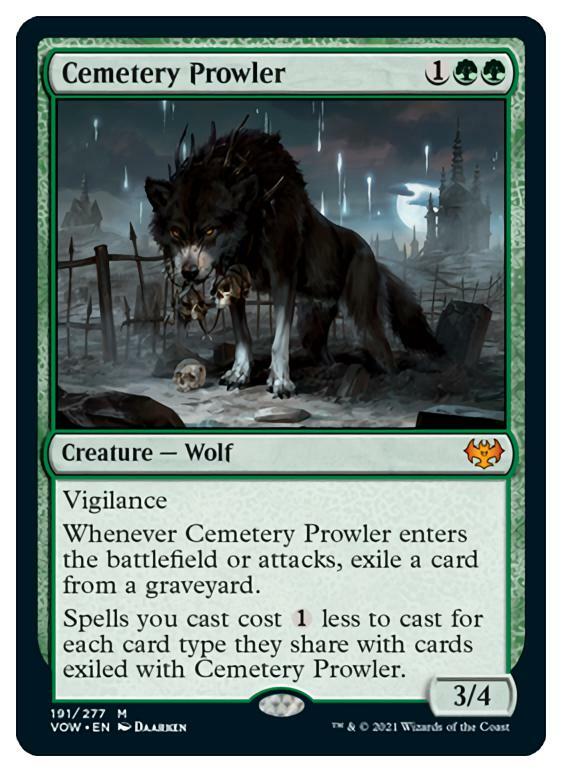 Cemetery Prowler - Innistrad: Crimson Vow 191 - Near Mint EN - MTG