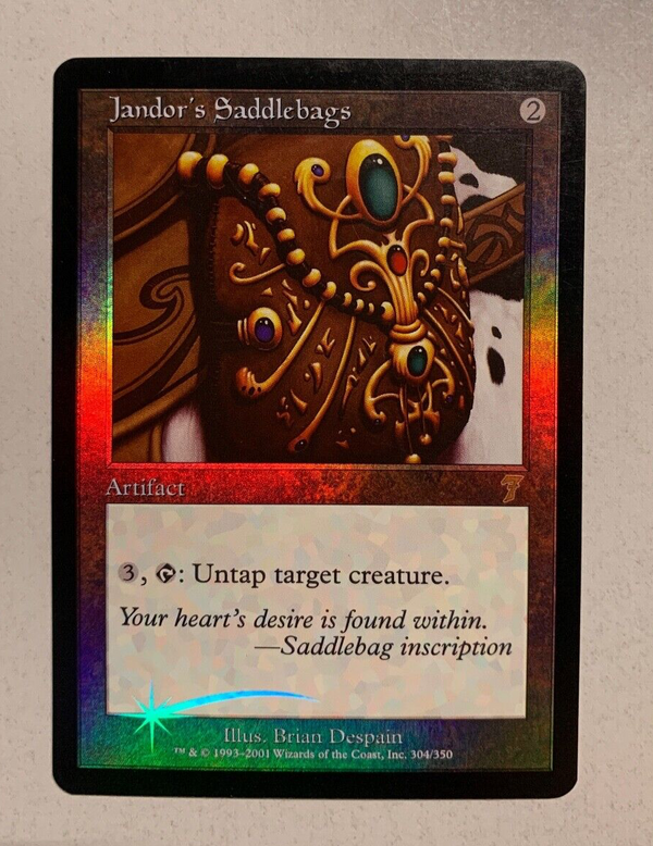 Jandors Sattlebags Foil - 7. Edition - Near Mint - EN MTG Magic Kartenspiel