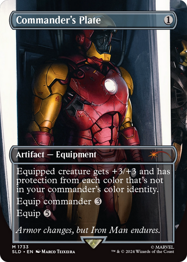 Commanders Plate FA - Secret Lair Marvel SLD 1733 - EN NM MTG