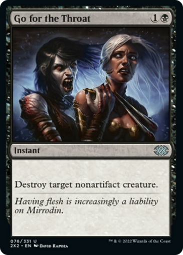 Go for the Throat - 2X2 076 - EN Near Mint - Magic The Gathering MTG