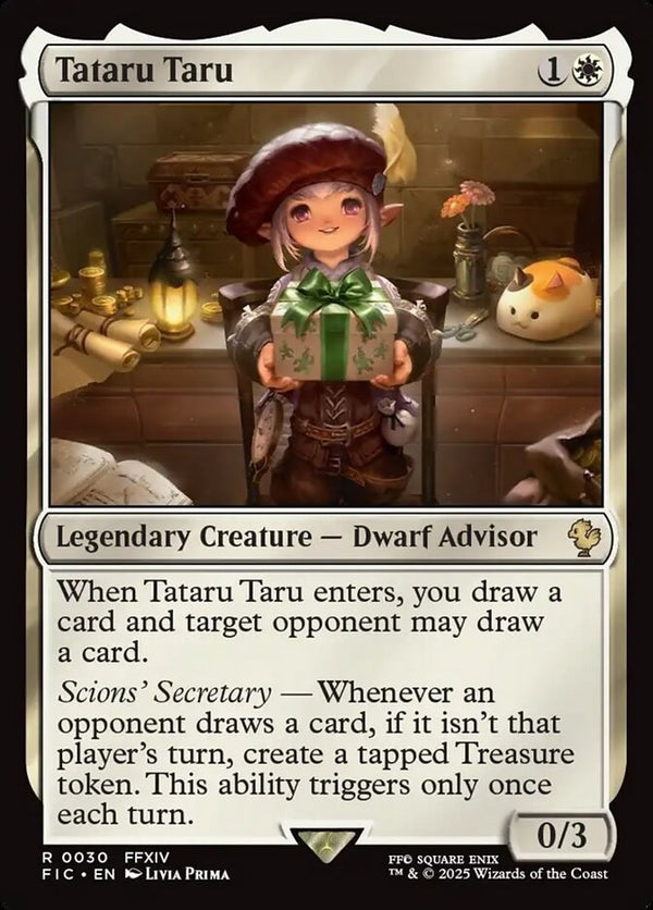 Tataru Taru SURGE FOIL - Commander Final Fantasy FIC 30 - EN NM MTG Magic