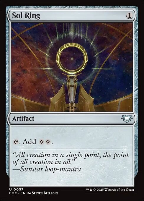 Sol Ring - Commander: Edge of Eternities EOC 57 - NM EN - Magic MTG