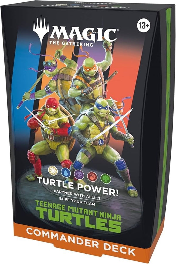 Teenage Mutant Ninja Turtles Commander Deck - Turtle Power! EN - NEU OVP SEALED