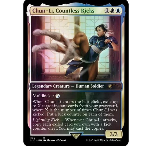 Chun Li, Countless Kicks FOIL - Secret Lair Street Fighter - SLD 432 - EN NM MTG