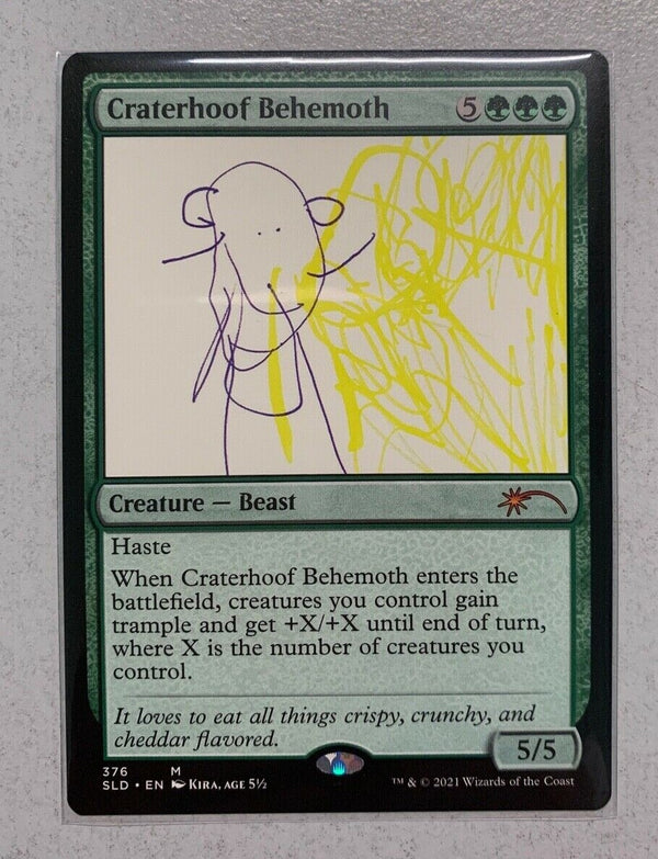 Craterhoof Behemoth - Secret Lair Extra Life 2021 SLD 376 - Near Mint EN - MTG