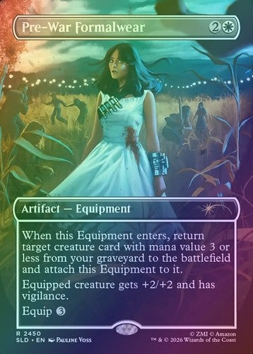 Pre-War Formalwear FA FOIL - Secret Lair X Fallout SLD 2450 - NM EN MTG