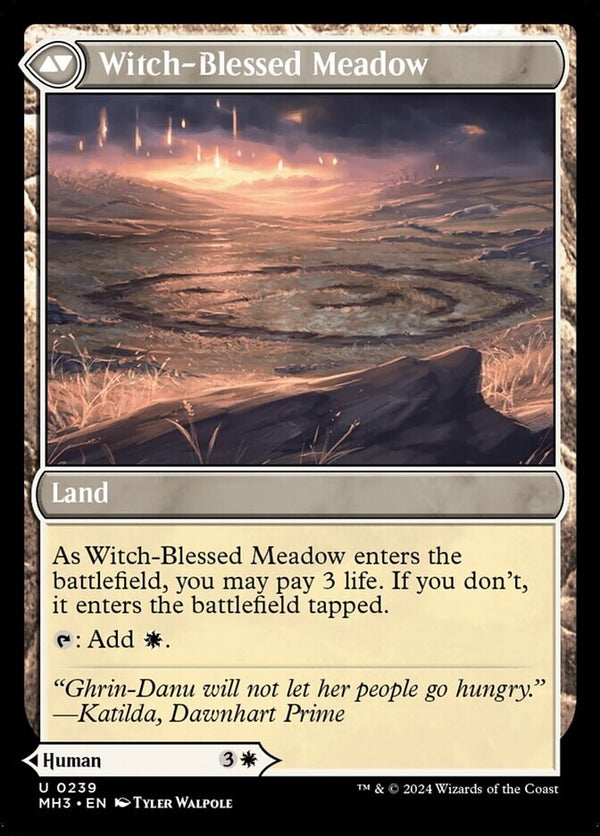 Witch Enchanter / Witch-Blessed Meadow - MH3 239 - NM EN - Magic MTG