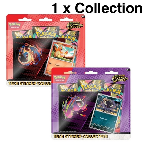 Pokemon - Mega Evolution Ascended Heroes - Tech Sticker Collection 1x EN OVP NEW