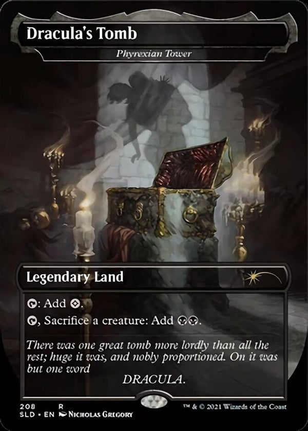 Draculas Tomb / Phyrexian Tower Full Art - Secret Lair SLD 208 NM - EN MTG