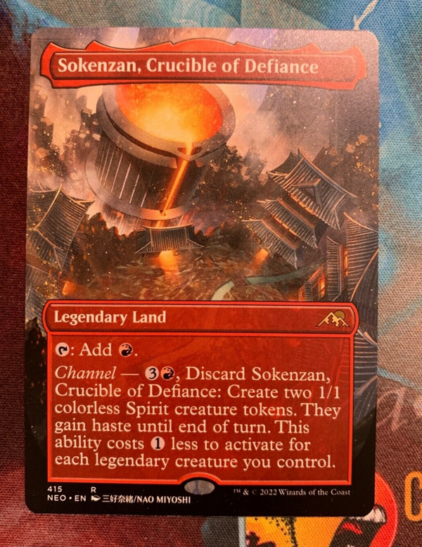 Sokenzan, Crucible of Defiance Full Art Showcase - NM EN - NEO 415 - MTG