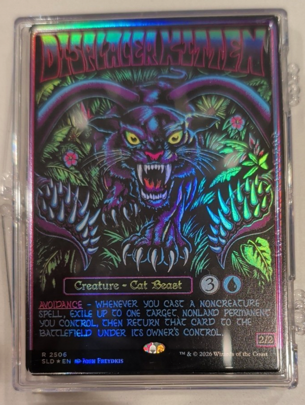 Discplacer Kitten FOIL - Secret Lair X Dungeons & Dragons SLD 2506 - NM EN Magic