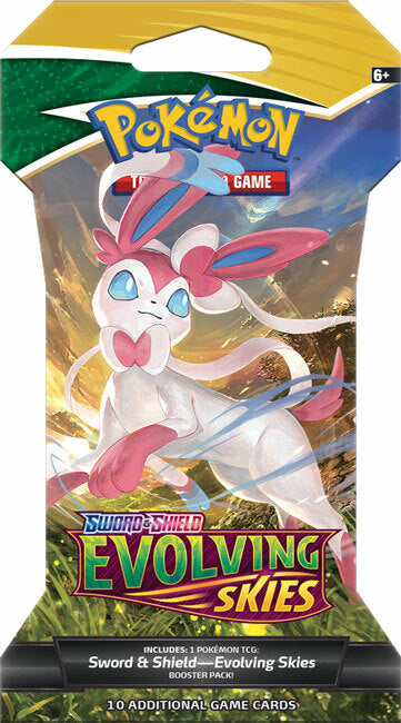 Pokémon - Evolving Skies / SWSH 7 - 1 x Sleeved Booster Pack ENG - NEU & SEALED