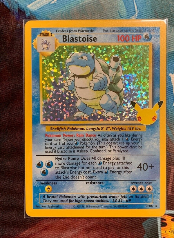 Pokémon - 25th Anniversary Celebrations - Blastoise Turtok - EN NM - CEL BS 2