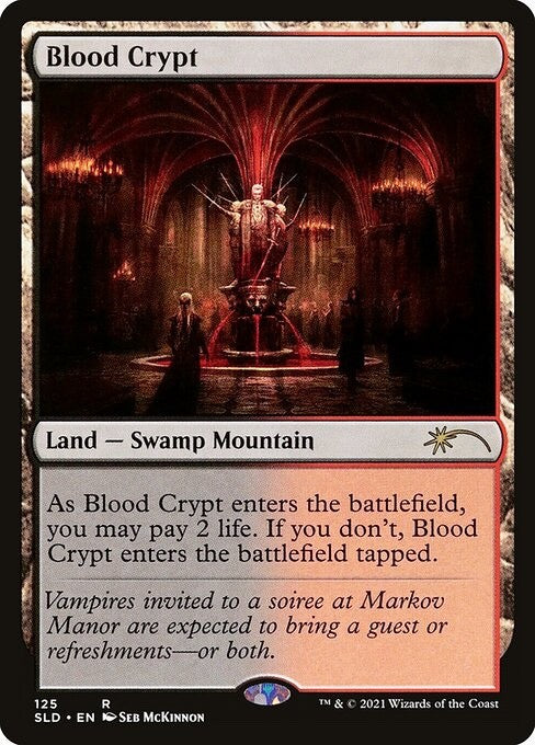 Blood Crypt Shockland - Secret Lair - Near Mint EN - SLD 125 - MTG Magic