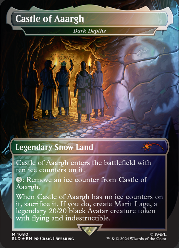 Dark Depths Castle of Aaargh FOIL FA - SLD 1680 SL Monty Python EN NM MTG