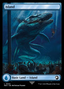 Jurassic World Collection - Island Full Art REX 22 - NM EN - Magic MTG