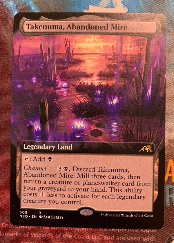 Takenuma, Abandoned Mire Full Art - NM EN - Kamigawa: Neon Dynasty - NEO 505 MTG