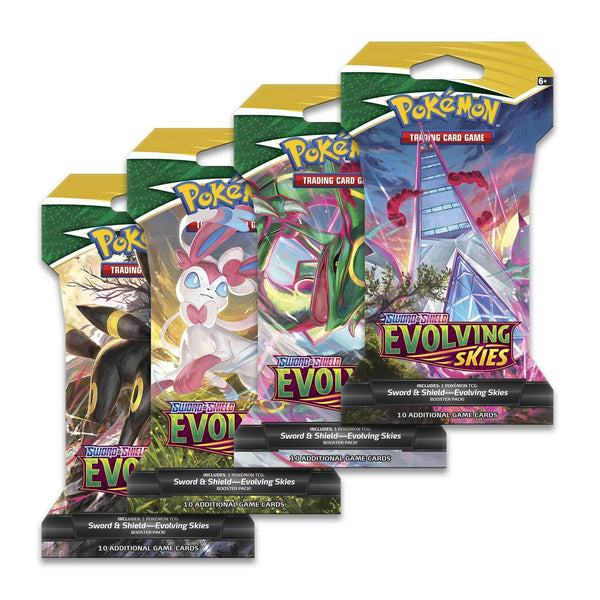 Pokémon - Evolving Skies / SWSH 7 - 1 x Sleeved Booster Pack ENG - NEU & SEALED