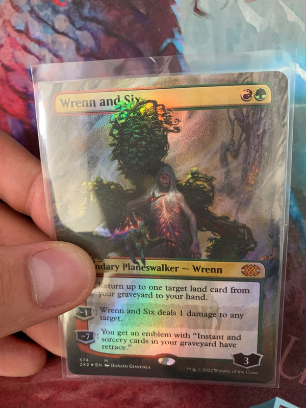 Wrenn and Six FA TEXTURED FOIL NM EN - Double Masters 2022 - 2X2 574 - MTG Magic