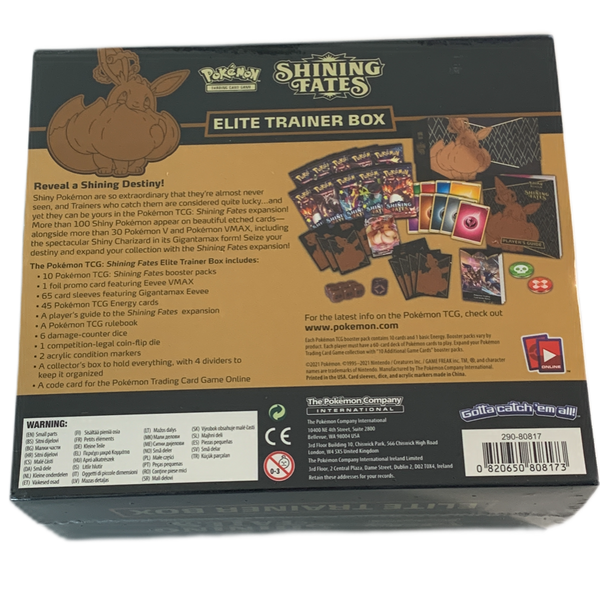 Pokémon - Shining Fates SWSH 4.5 - Elite Trainer Box ETB - EN - NEU & Sealed