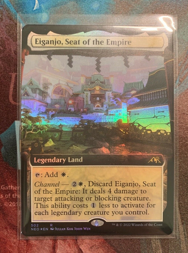 Eiganjo, Seat of the Empire FA Foil - NM EN - Kamigawa: Neon Dynasty - NEO 502